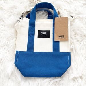 Vans Blue and White Tote Bag